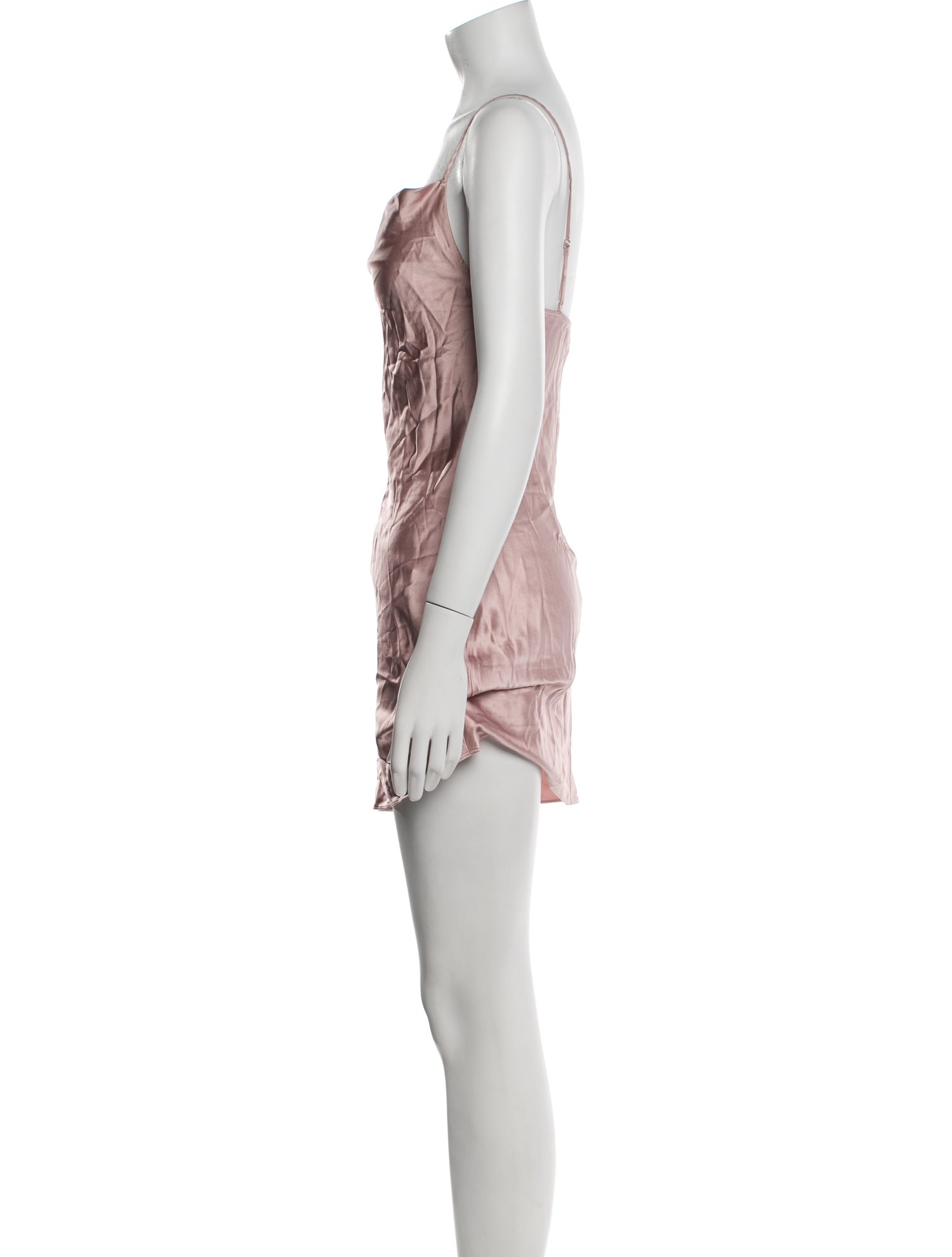 Fleur Du Mal Silk Mini Dress
